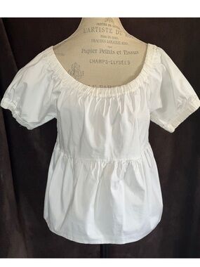 Kate Spade New York White Blouse Oversize